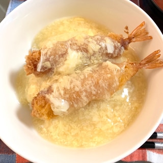 ＊エビフライの卵あんかけ丼＊